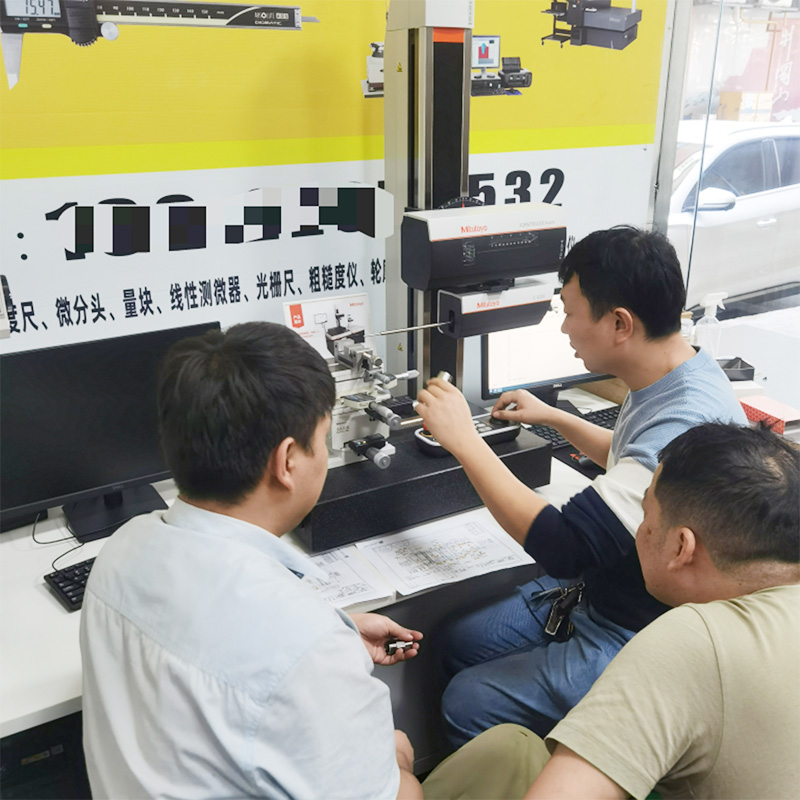 三丰轮廓度测试仪测试...